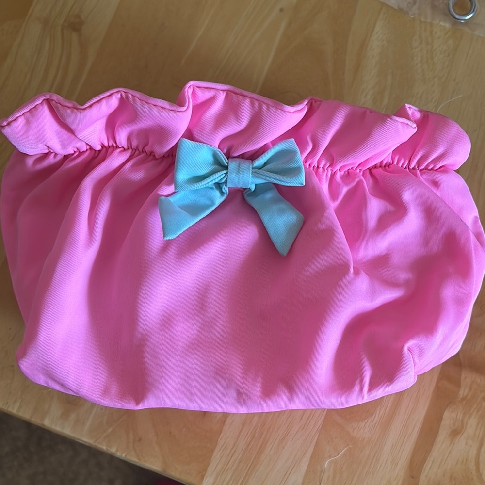 Stoney Clover Lane Pink Bag with Blue Bow